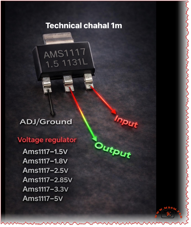 AMS1117 Voltage Regulator  mbsmpro