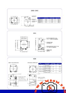 Copeland KCE444HAG hermetic compressor mbsmpro