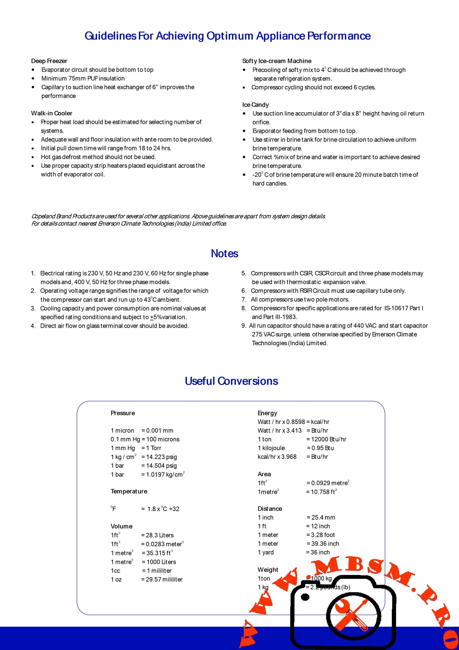 Copeland KCE444HAG hermetic compressor mbsmpro