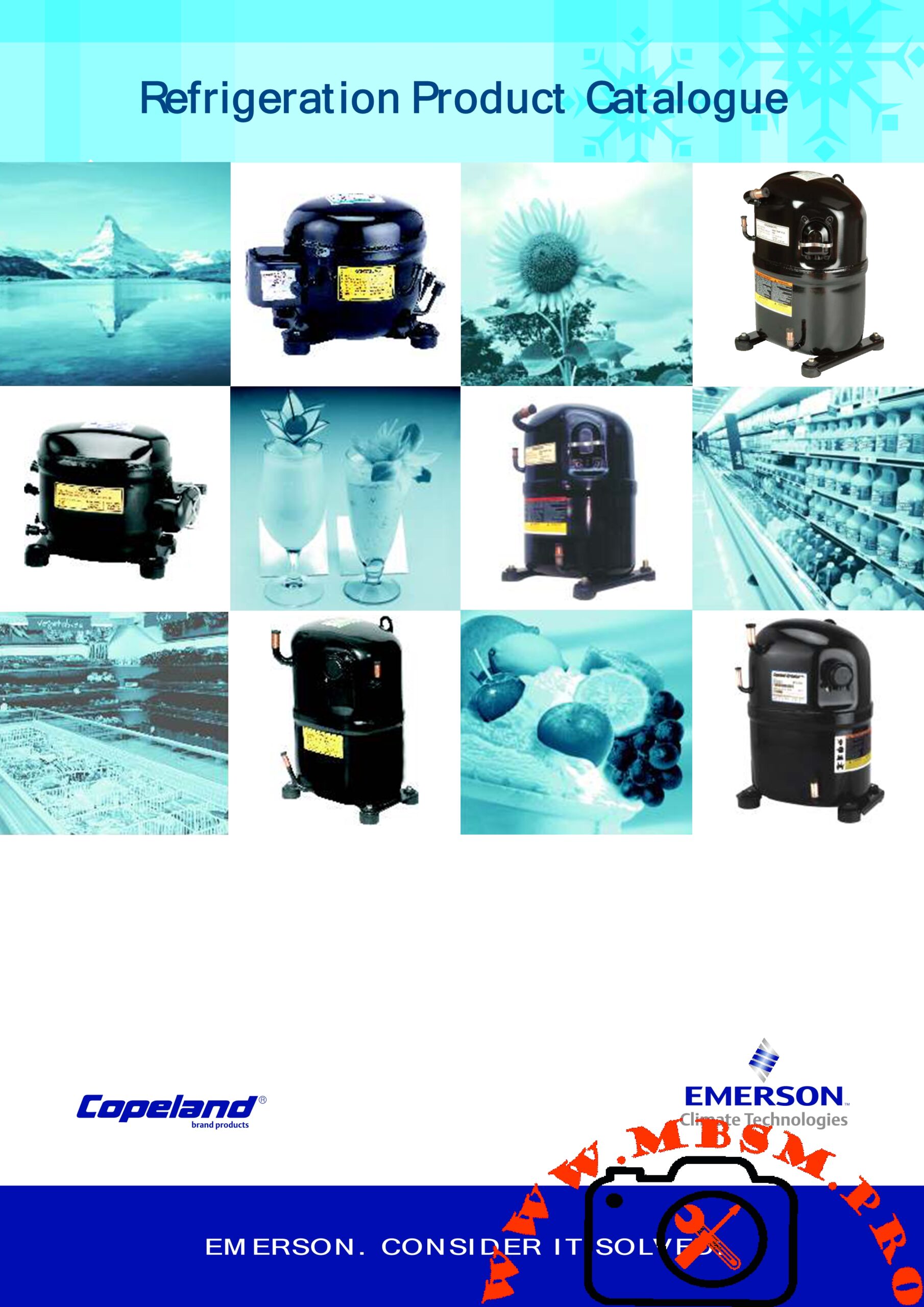 Copeland KCE444HAG hermetic compressor mbsmpro