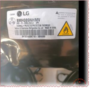 Compressor, LG, BMH089NHMV, 1/4 hp mbsmpro