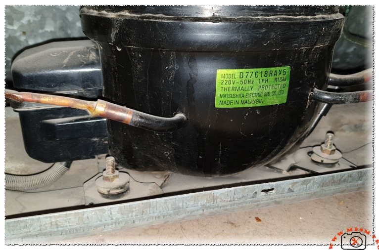 Compressor, Matsushita, D77C18RAX5, 1/4 hp, Panasonic mbsmpro