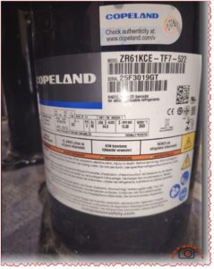 Copeland ZR61KCE‑TF7‑522