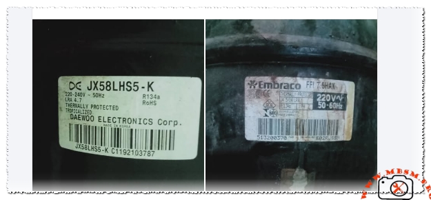 Daewoo JX58LHS5-K vs Embraco FFI7.5HAK Comparison mbsmpro