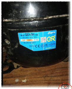 Compressor MAF QD59H HM for Ideal 8-foot Refrigerator