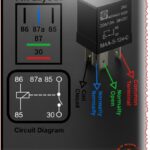 Relay, model MAA‑S‑124‑C, is a 24 VDC, 5‑pin mbsmpro