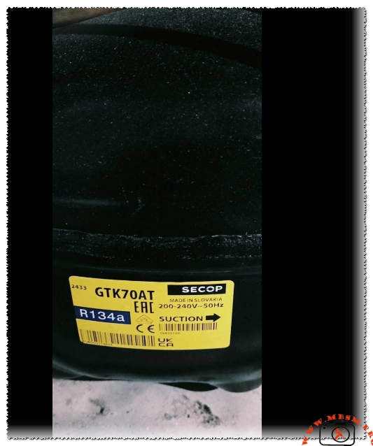 Secop GTK70AT Compressor Specifications and Equivalents mbsmpro