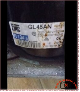 ZMC GL45AN Compressor – R134a, 1/8 HP, LBP mbsmpro