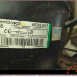 Embraco NEK6187Z compressor R134a 1/3 HP HBP commercial refrigeration replacement specifications technical data mbsmpro