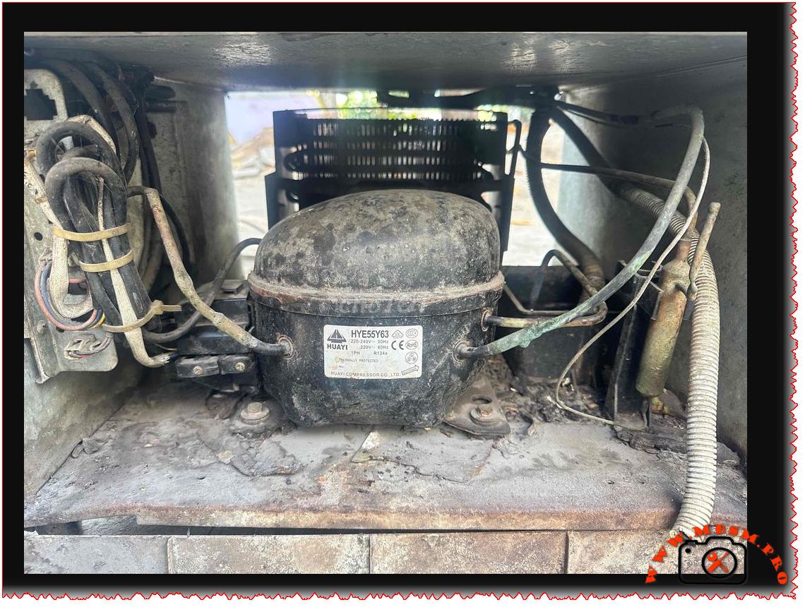 HUAYI HYE55Y63 compressor 1/5 HP R134a LBP freezing application -30°C to -10°C 150W 1.3A 220-240V replacement for small freezers and medical units mbsmpro