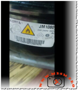Jiaxipera JM1080Y Compressor 1/8 hp R600a, capillary 0.028 2.5m