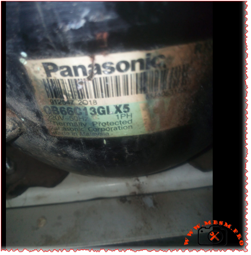 Panasonic OB66C13GLX5 compressor 1/5 HP LBP R134a freezing -30°C to -10°C 150W 220-240V 50Hz RSIR thermally protected efficiency tips mbsmpro