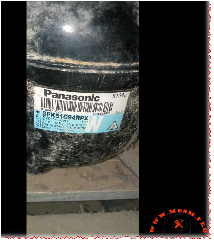 Panasonic SFK51C94RPX Compressor Specs and Replacements mbsmpro