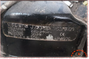 spera J7238GE Compressor 1.5 HP R407C HBP Technical Specifications and Performance Data