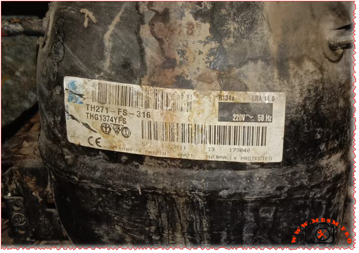 TH271-FS-316 compressor replacement R134a 1/5 HP LBP specs Embraco EGU 90HLP Tecumseh CDR3545Z field-tested COP metrics technician guide mbsmpro