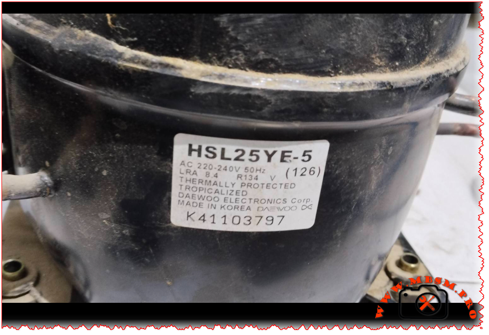 ZMC EGM77AA1 and Daewoo HSL25YE-5 Compressor Comparison and Technical Specifications 4 ZMC EGM77AA1 and Daewoo HSL25YE-5 Compressor Comparison and Technical Specifications mbsmpro