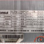 Compressor, EMI 62UHR, 1/5 HP, Embraco, R134a, 140 W, 2.0 A, 127V, MBP, RSIR, Medium Back Pressure mbsmpro