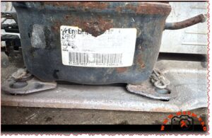 Compressor, EMI 62UHR, 1/5 HP, Embraco, R134a, 140 W, 2.0 A, 127V, MBP, RSIR, Medium Back Pressure mbsmpro