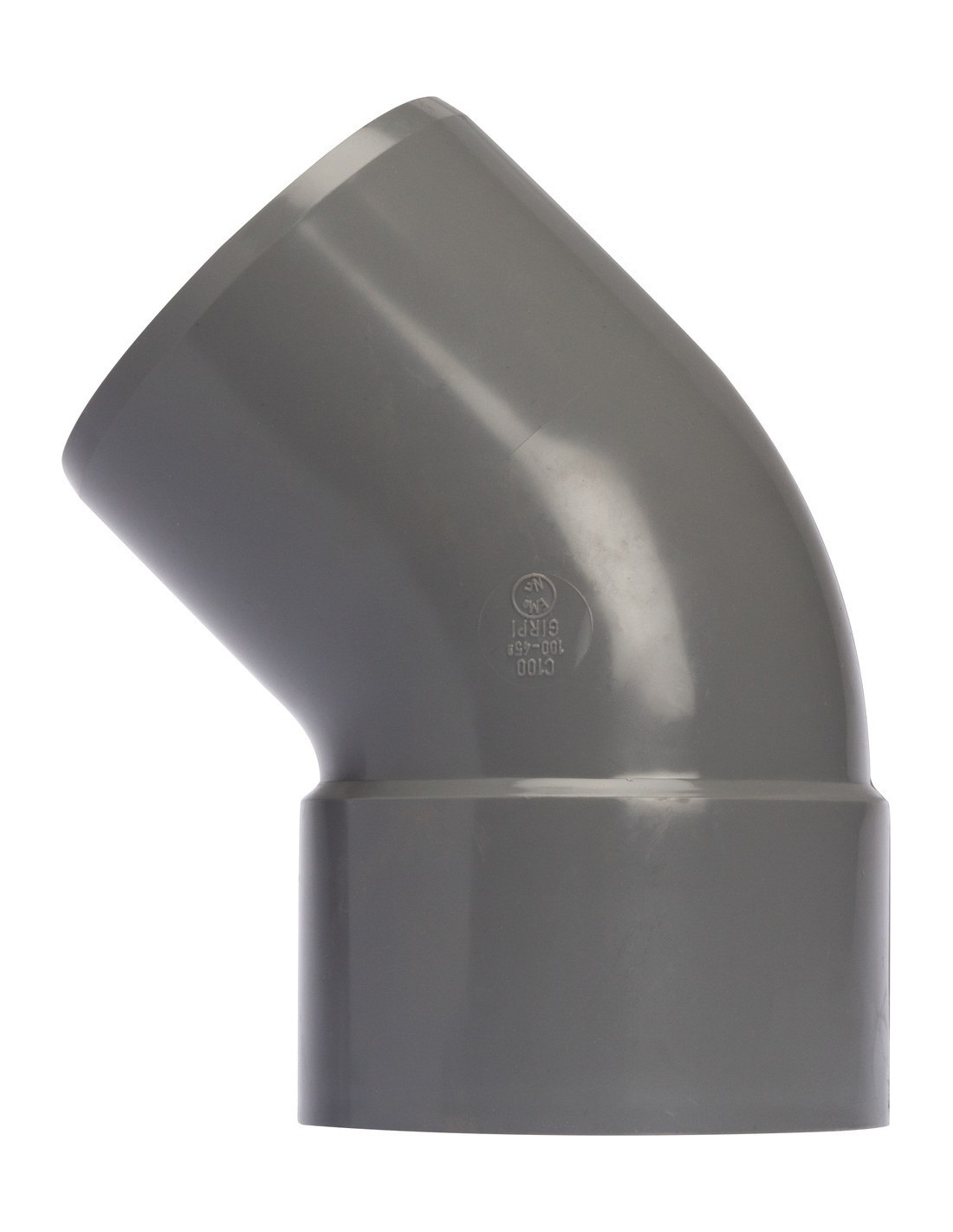 Coude 50 pvc en 45