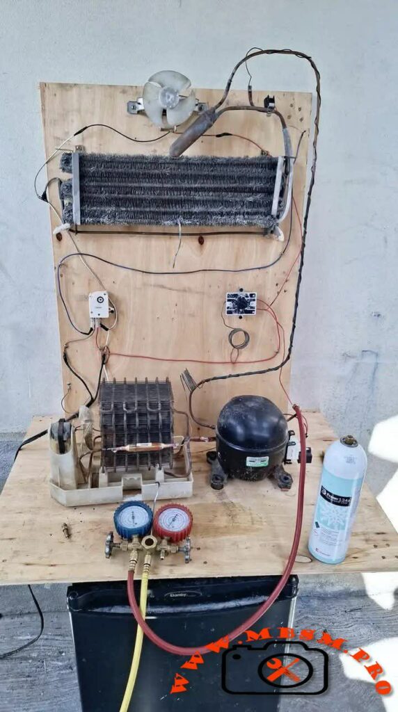 The electrical circuit for a timer-based steam refrigerator is an interesting one mbsmpro